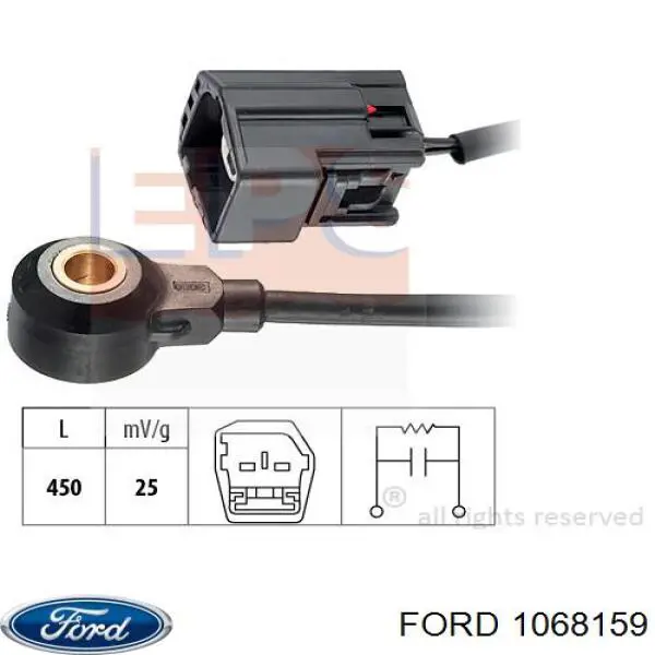 Датчик детонации Ford 1068159