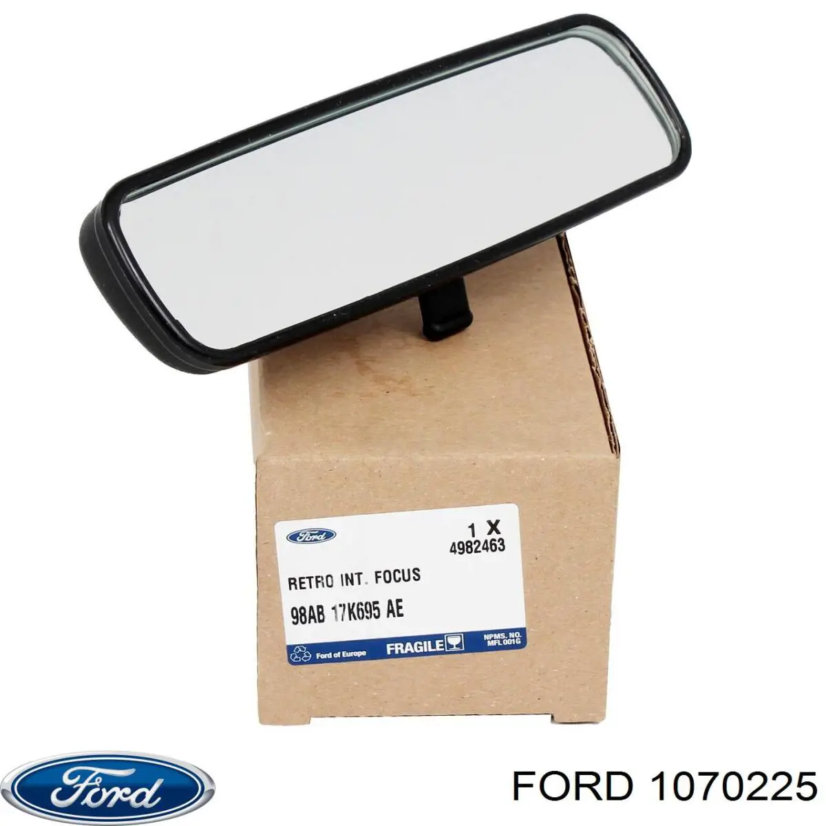 Зеркало заднего вида на Ford Fusion JU