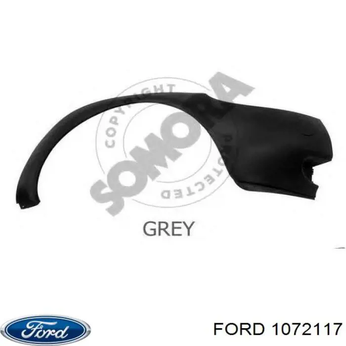 Бампер передний, правая часть 1072117 Ford
