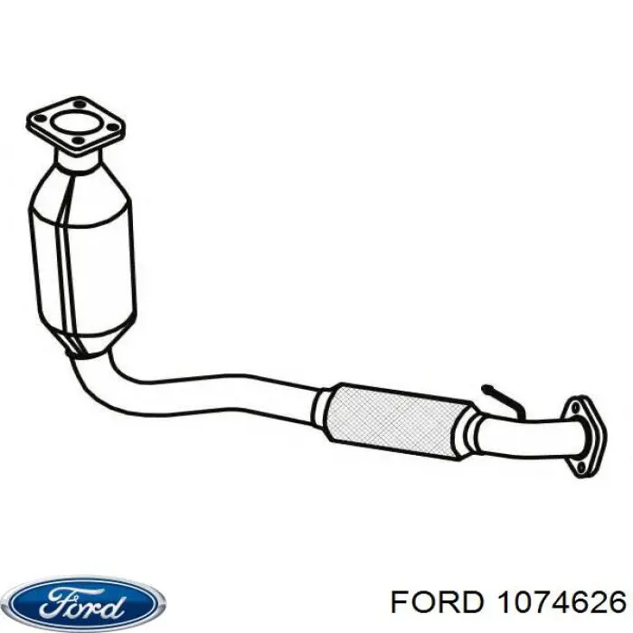 1074626 Ford Сальник коленвала двигателя, передний