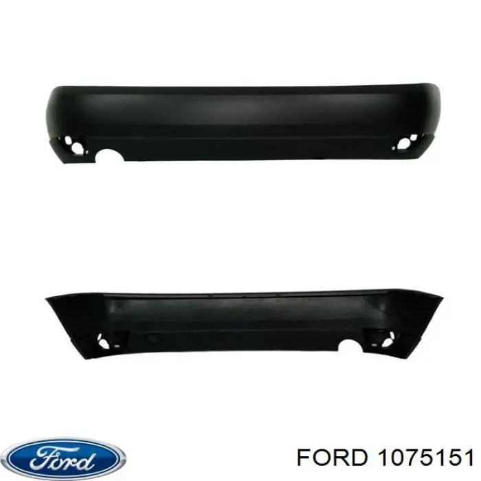 1075151 Ford pára-choque traseiro