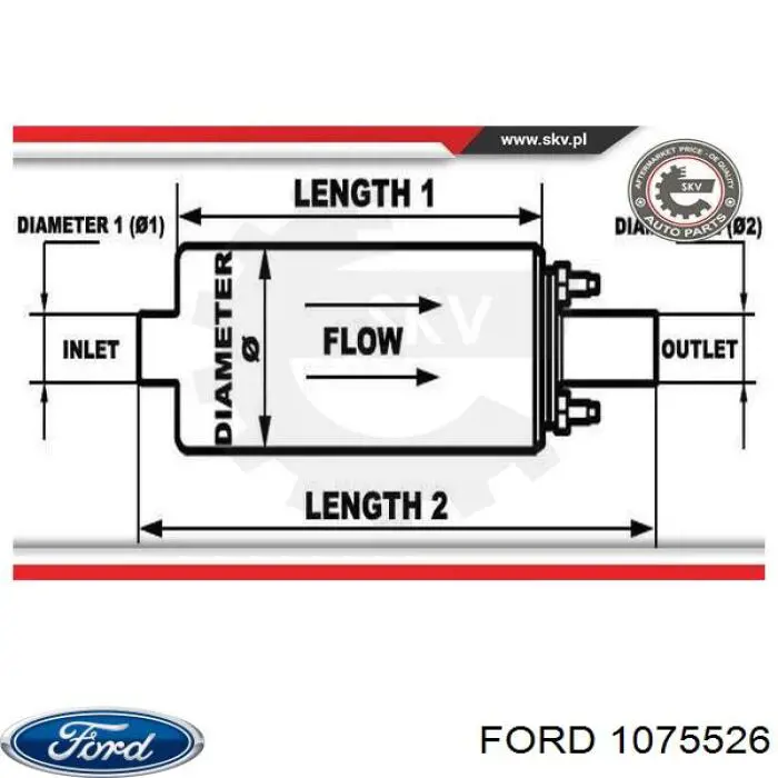 Бензонасос 1118640 Ford