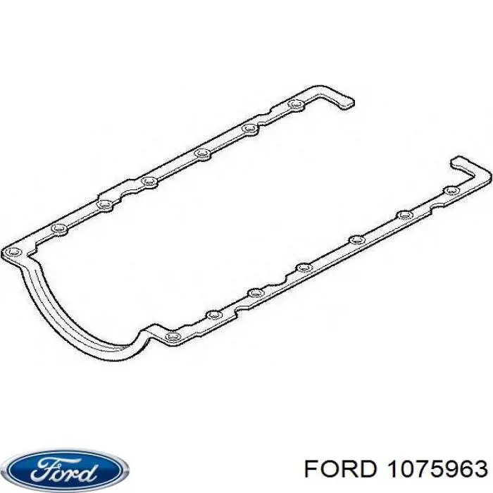 1075963 Ford прокладка поддона картера двигателя