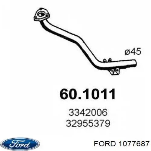 1077687 Ford Натяжитель клинового ремня
