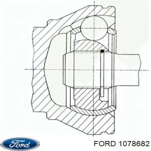 1078682 Ford Наружная граната