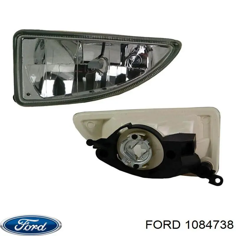 Vidro das luzes de nevoeiro esquerdas para Ford Focus (DFW)