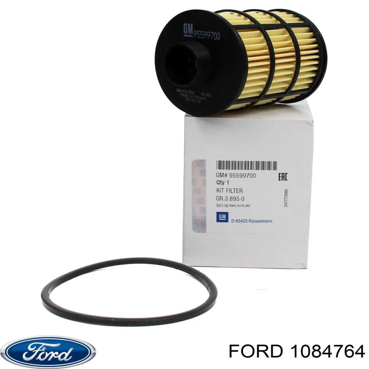 1084764 Ford Датчик указателя давления масла