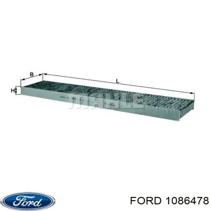 1086478 Ford фильтр салона