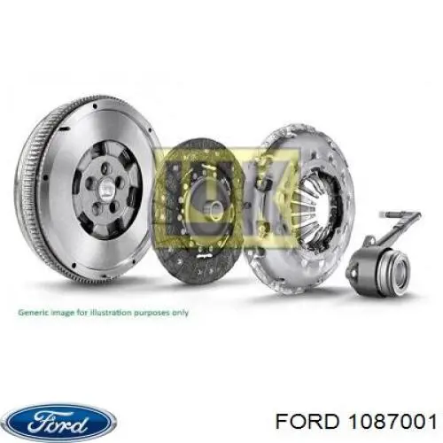 Комплект сцепления (3 части) Ford 1087001 цена, от 56.24 USD