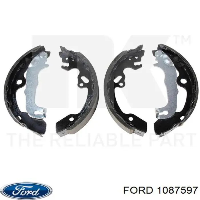 Задние барабанные колодки 1087597 Ford