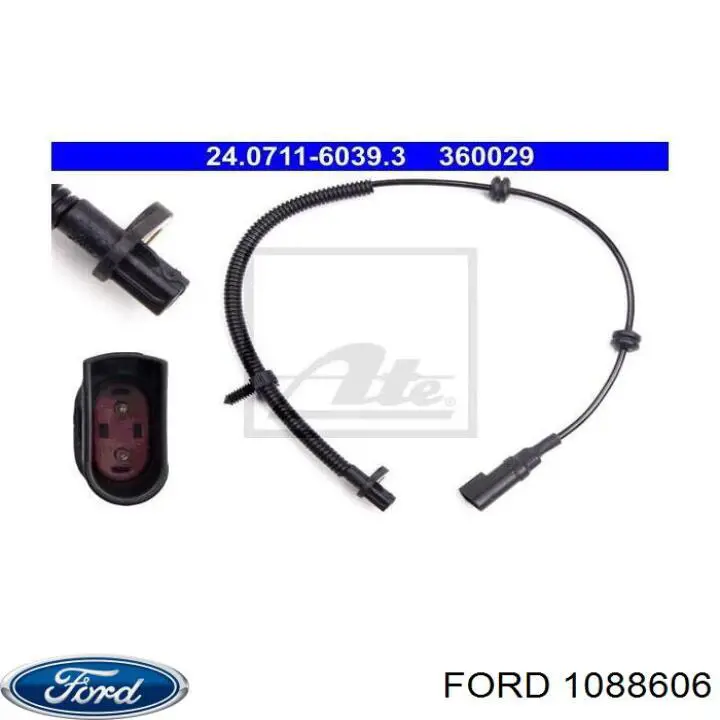 Датчик ABS задний левый Ford 1088606