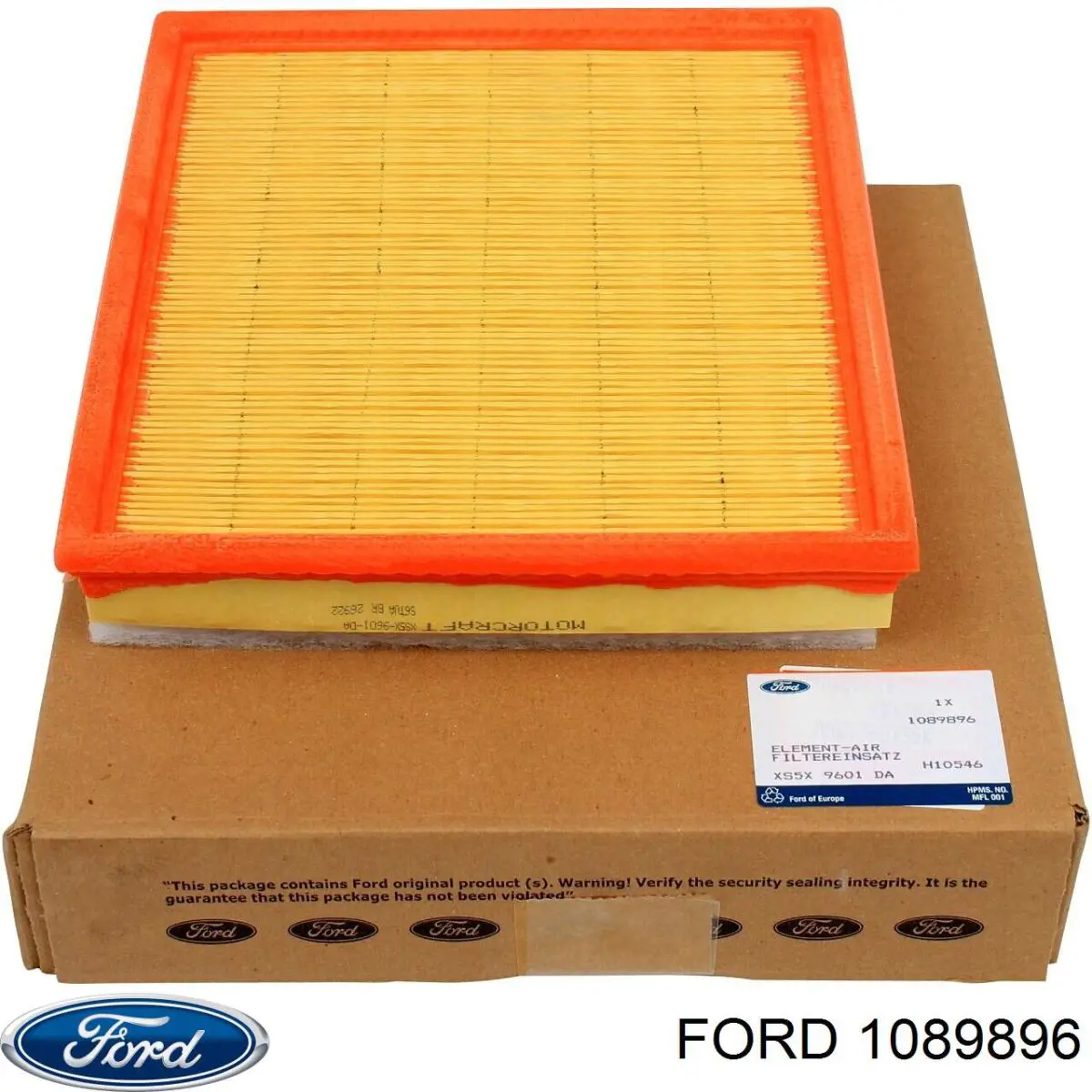 1089896 Ford воздушный фильтр