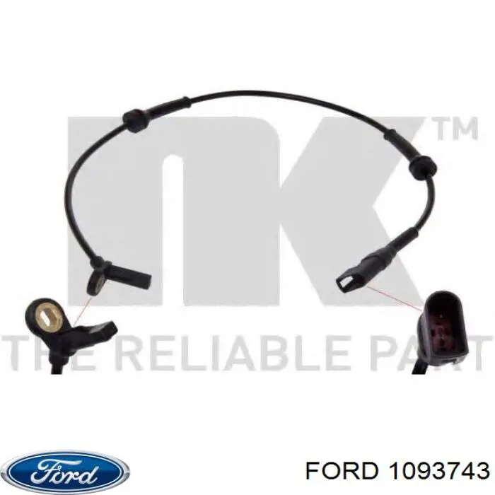 Купить 1093743 Ford Датчик АБС (ABS) передний