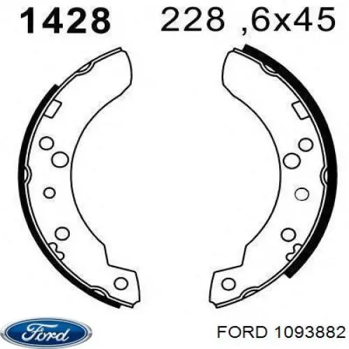 Шланг кондиционера, от компрессора к радиатору 1093882 Ford