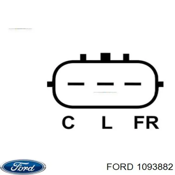 Купить 1093882 Ford Шланг кондиционера, от компрессора к радиатору