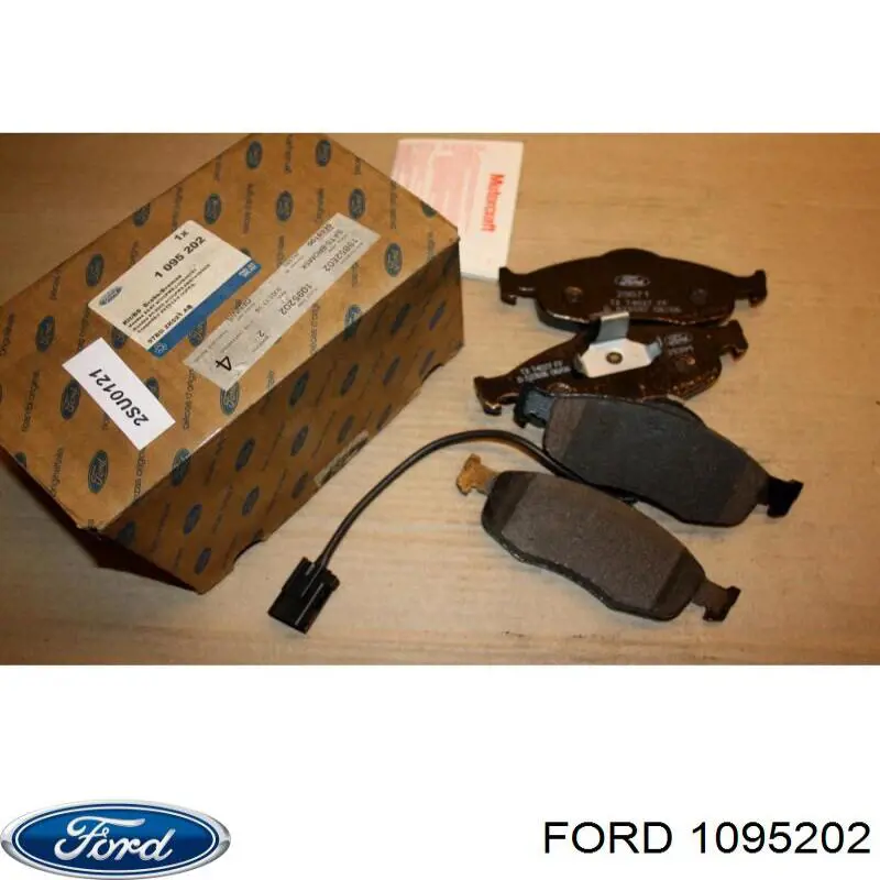 1095202 Ford колодки тормозные передние дисковые