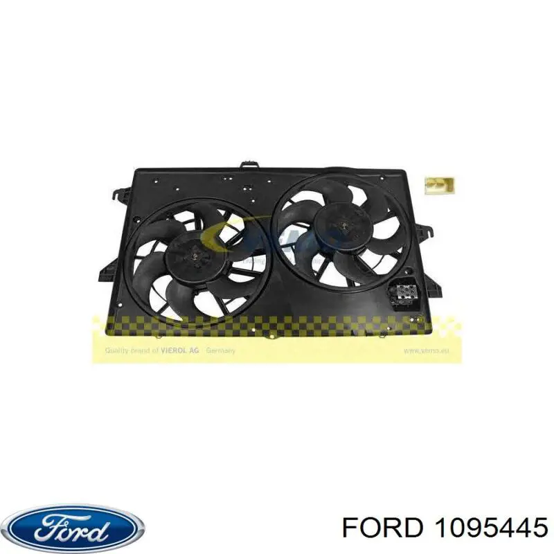 Диффузор радиатора охлаждения в сборе с мотором и крыльчаткой Ford 1095445 цена, от 165.15 USD