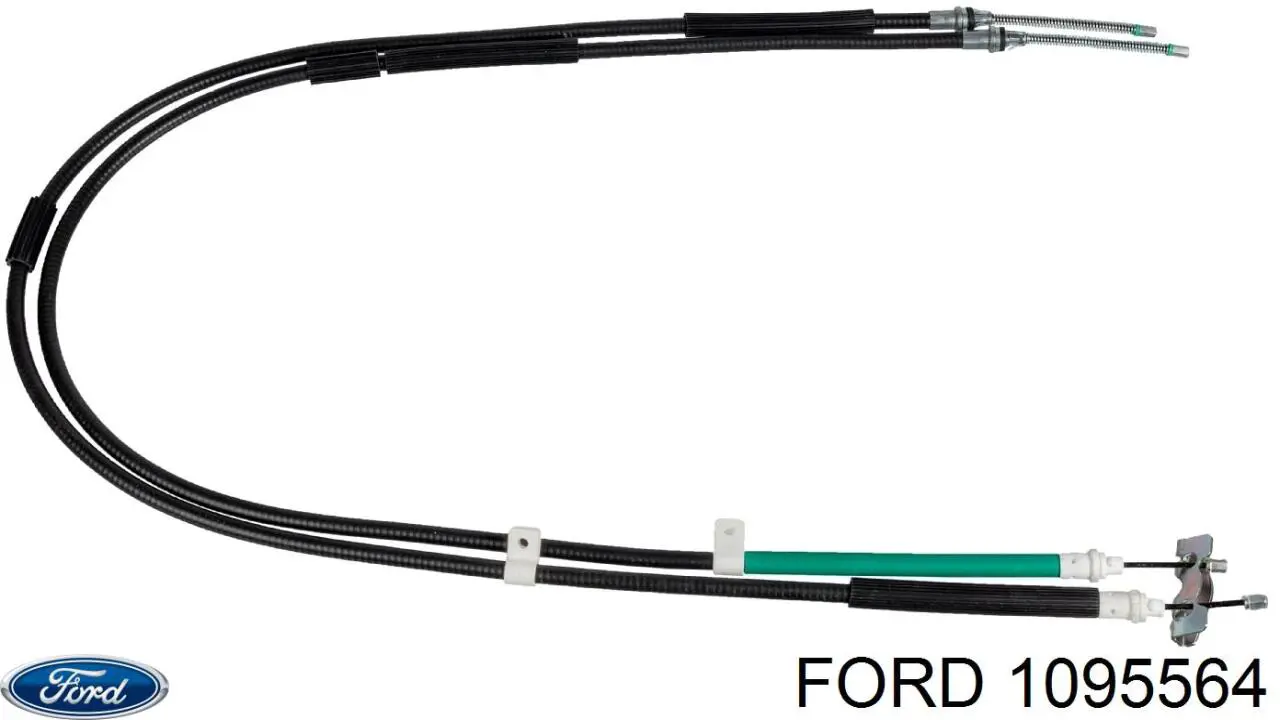1095564 Ford трос ручного тормоза задний правый/левый