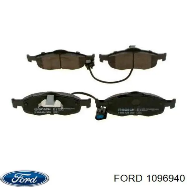 Передние тормозные колодки 1096940 Ford