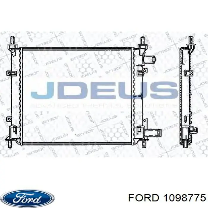 Купить 1098775 Ford Радиатор водяной
