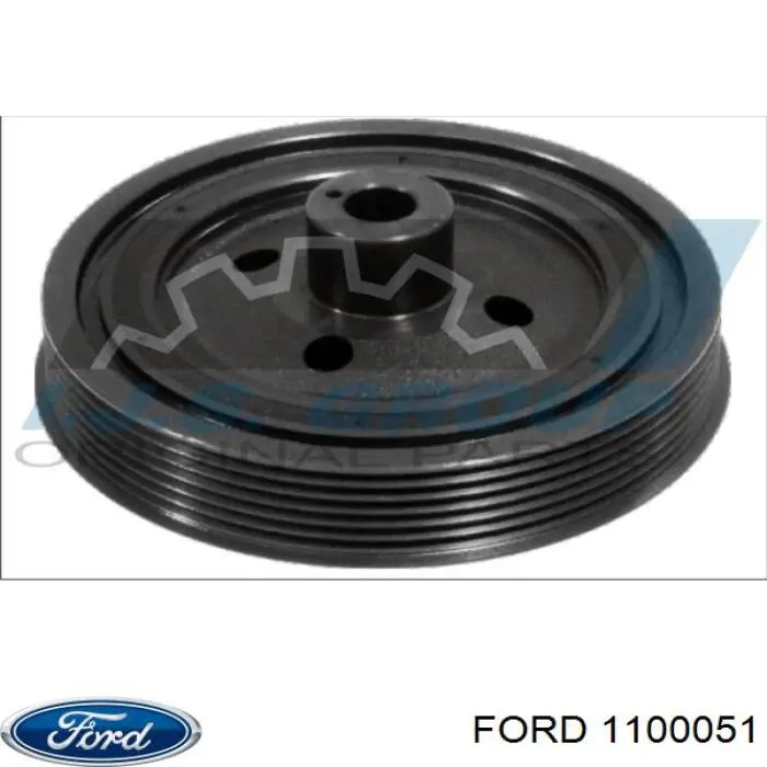 Купить 1100051 Ford Шкив-демпфер коленвала