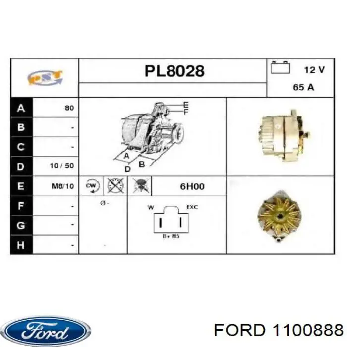 Облицовка радиатора Ford 1100888 цена, от 28.22 USD