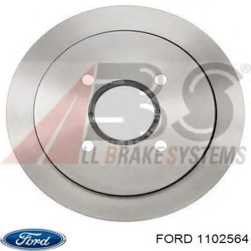 1102564 Ford диск тормозной задний