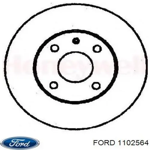 Задний тормозной диск Ford 1102564 цена, от 22.39 USD