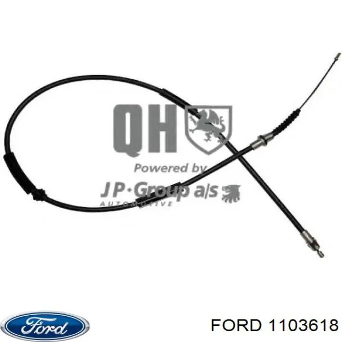Задний трос ручника Ford 1103618 цена, от 12.61 USD