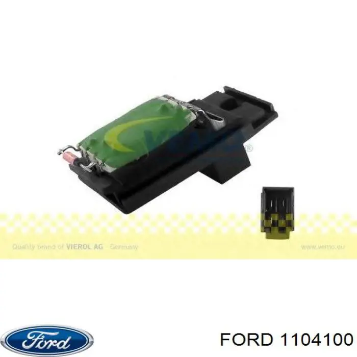 Резистор (сопротивление) вентилятора печки (отопителя салона) Ford 1104100