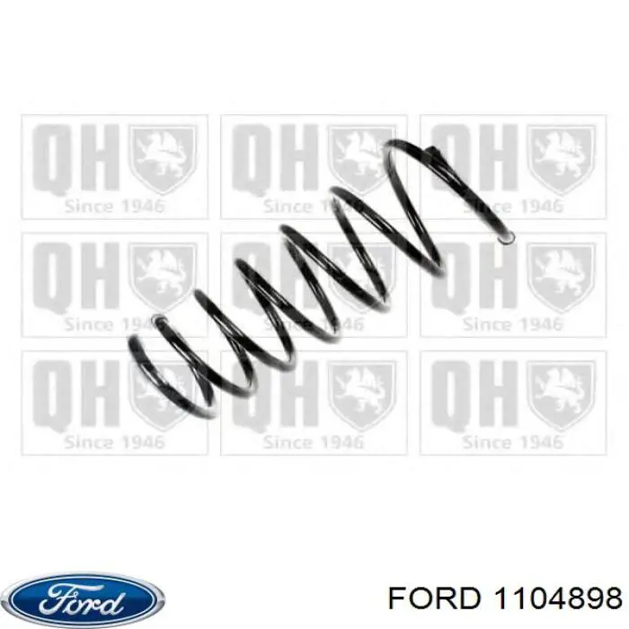 1104898 Ford пружина задняя