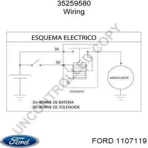 1107119 Ford радиатор