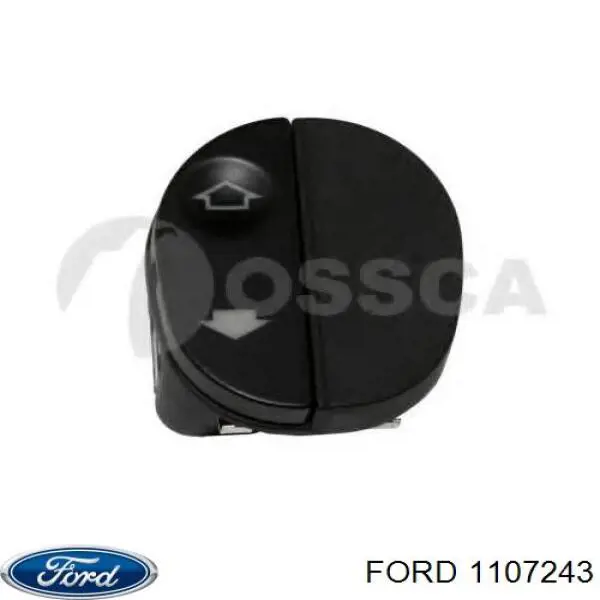 1107243 Ford кнопка включения мотора стеклоподъемника передняя правая