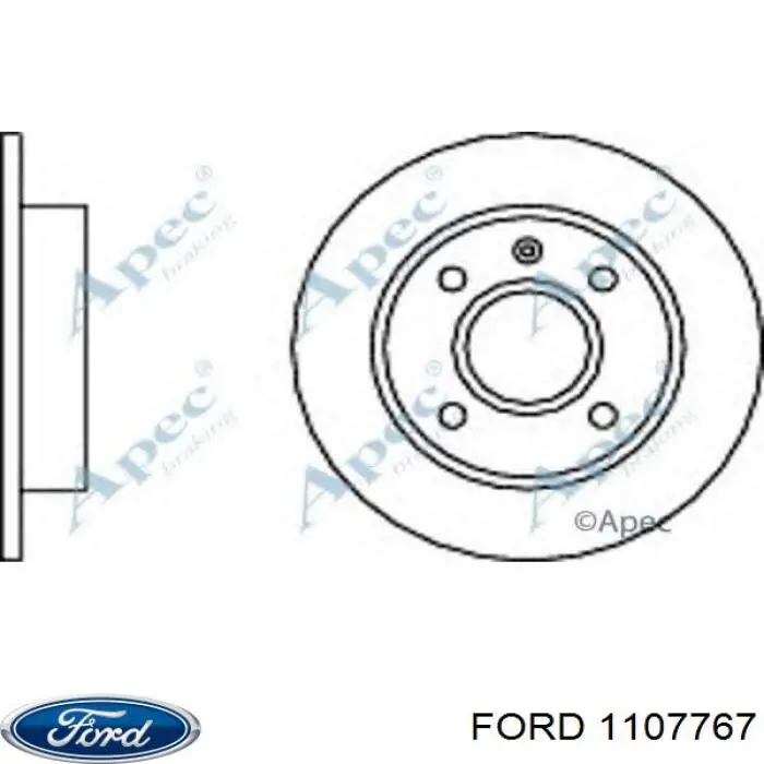 Тормоз дисковый передний Ford 1107767 цена, от 18.48 USD