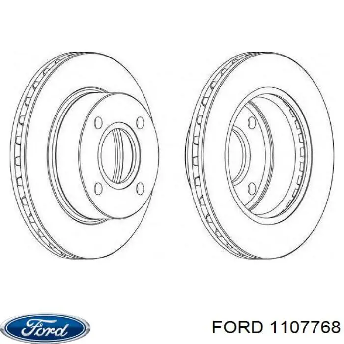 Тормоз дисковый передний Ford 1107768 цена, от 23.19 USD