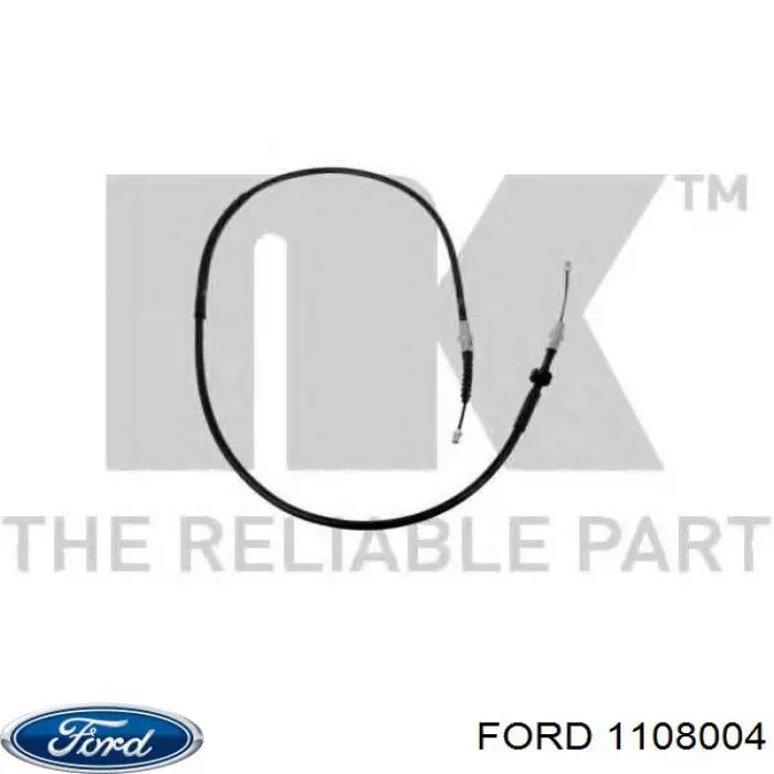 Задний трос ручника 1000839 Ford