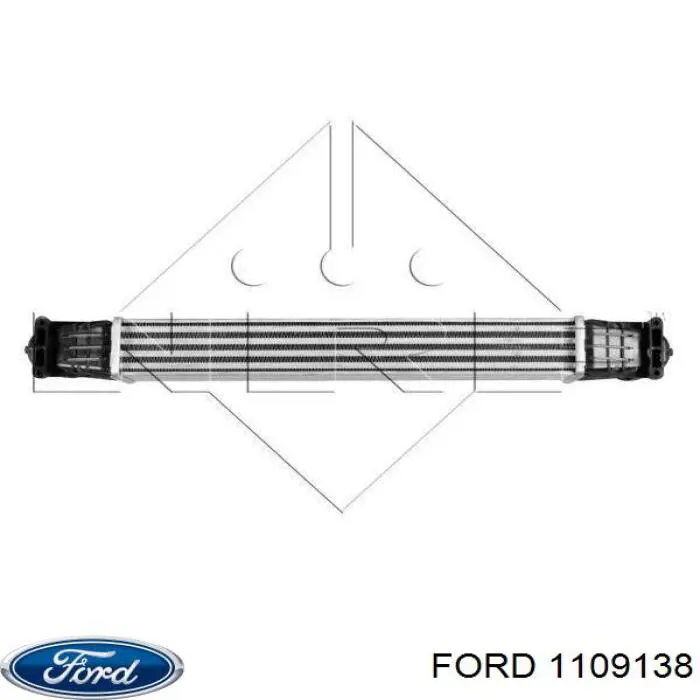 Купить 1109138 Ford Интеркулер