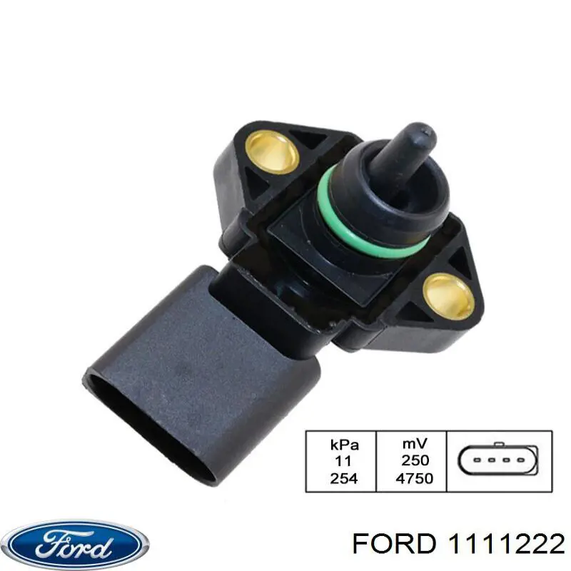 1111222 Ford датчик давления наддува
