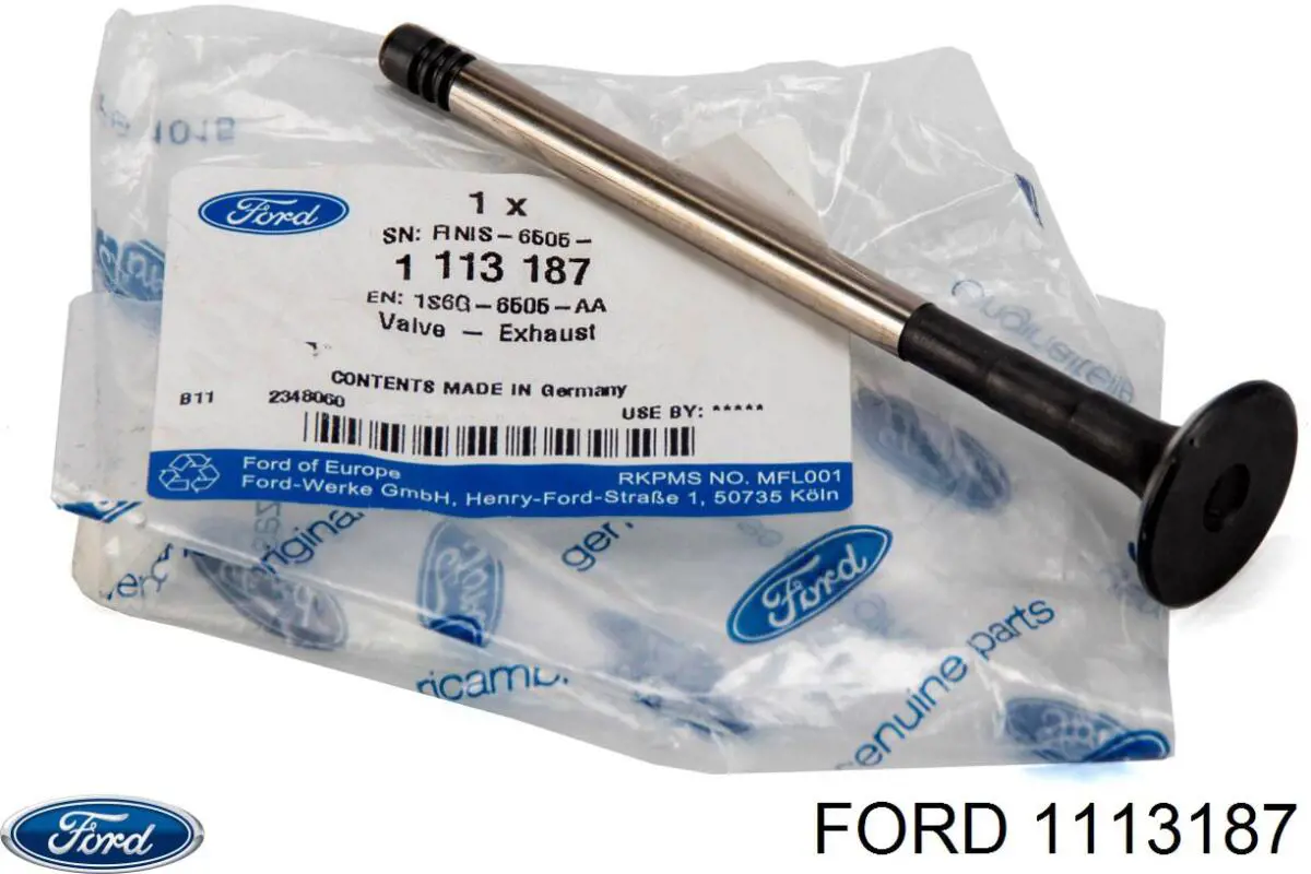 1113187 Ford клапан выпускной