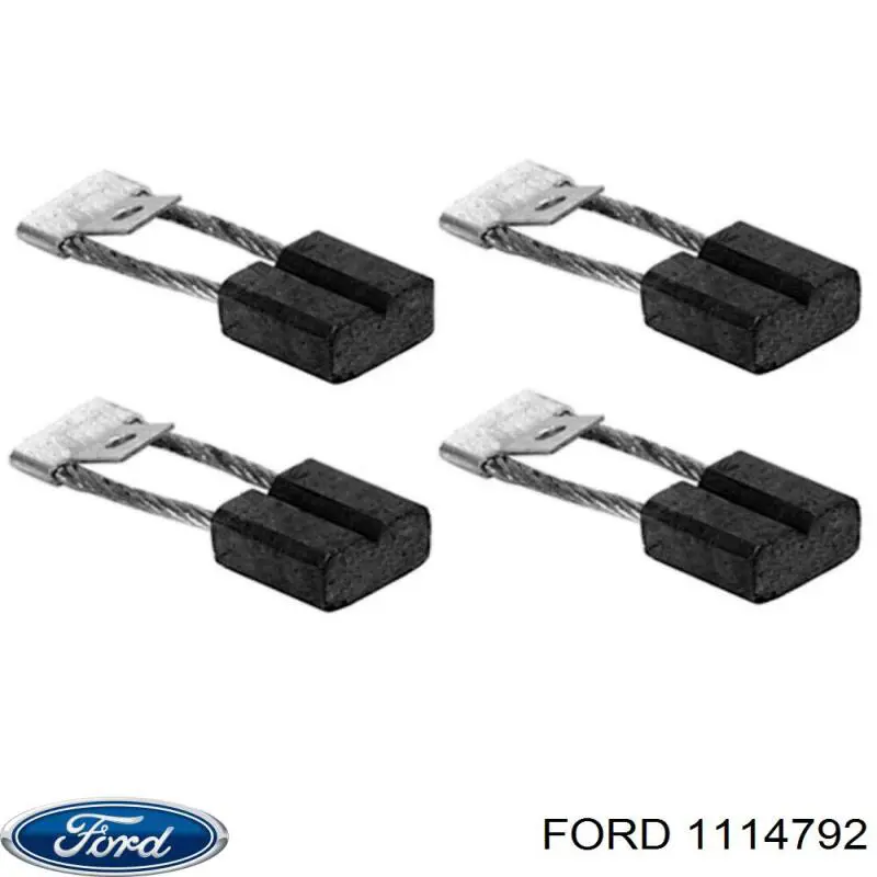 1114792 Ford брызговики задние, комплект