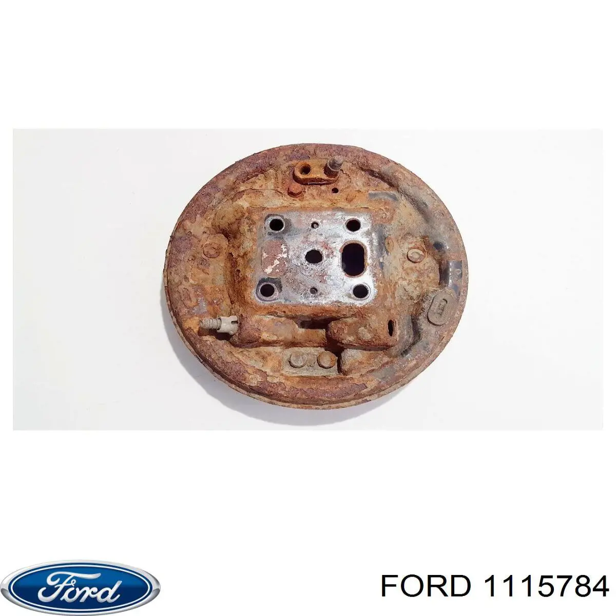 1122659 Ford compactador externo de vidro da porta dianteira direita (chapa)