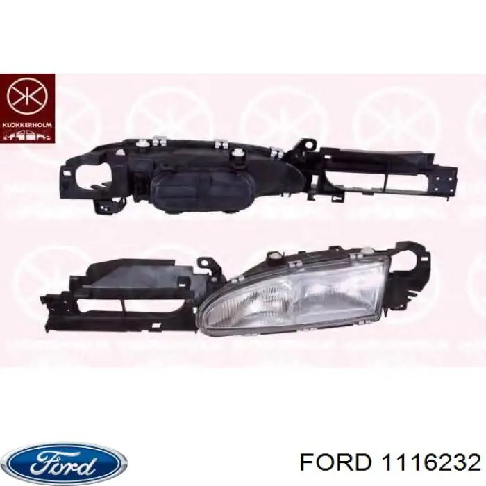 Фара левая Ford 1116232 цена, от 64.54 USD