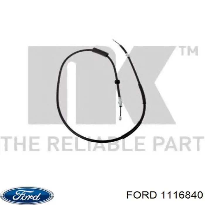 Задний трос ручника Ford 1116840 цена, от 11.55 USD