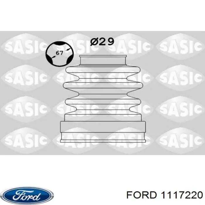 Купить 1117220 Ford Пыльник гранаты внутренний, передней полуоси