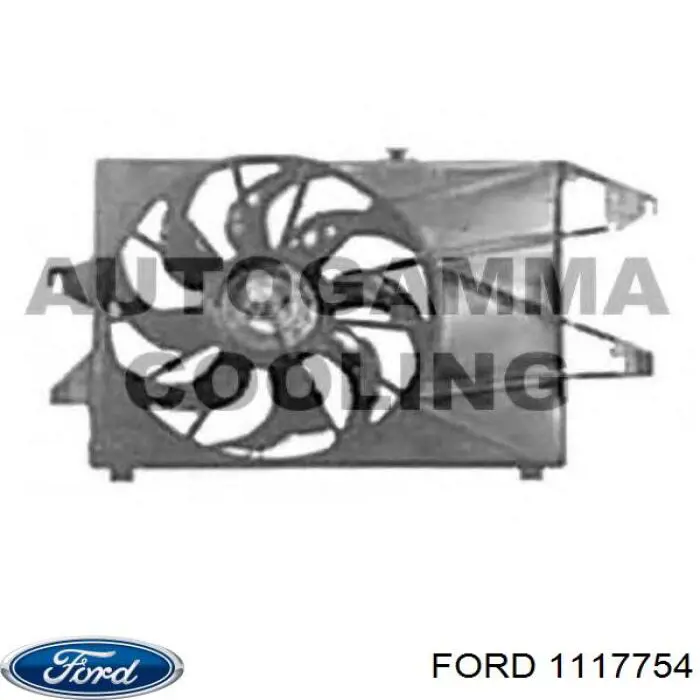 Купить 1117754 Ford Диффузор вентилятора в сборе с мотором и крыльчаткой