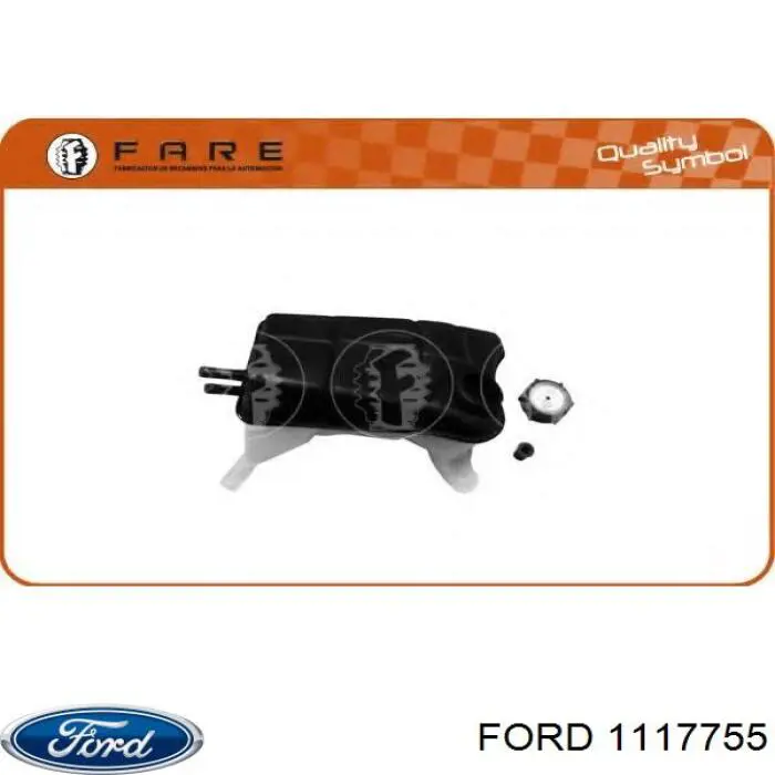Купить 1117755 Ford Водяной бачок системы охлаждения
