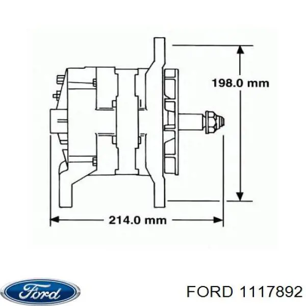 Бачок системы охлаждения двигателя расширительный Ford 1117892 цена, от 17.10 USD