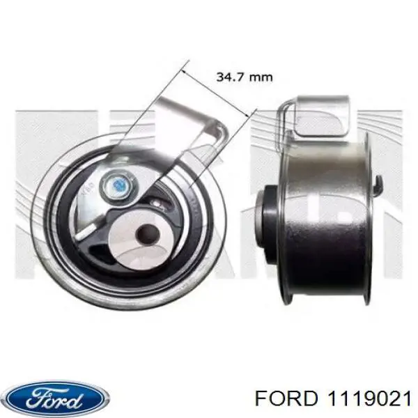 Ролик натягувача ременя ГРМ 1119021 Ford