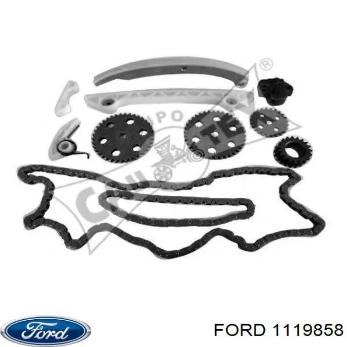 Engrenagem de cadeia da roda dentada da árvore distribuidora de motor para Ford Mondeo (B4Y)