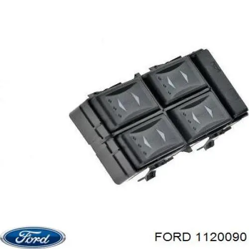 1120090 Ford unidade de botões dianteira esquerda de controlo de elevador de vidro